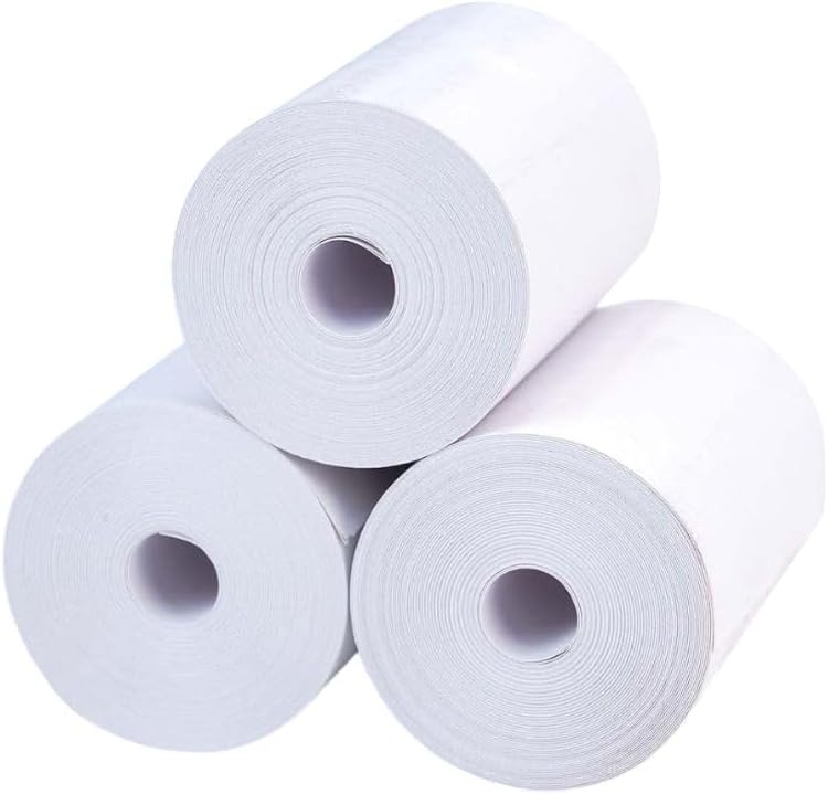 (100 Rolls) 2 1/4" x 72ft' CORELESS Thermal Paper Rolls, POS Receipt Printer Paper, Debit Card Machine Paper for POS Terminals Fits all Clover&Square Terminal, Handheld Receipt Printer & Cash Register