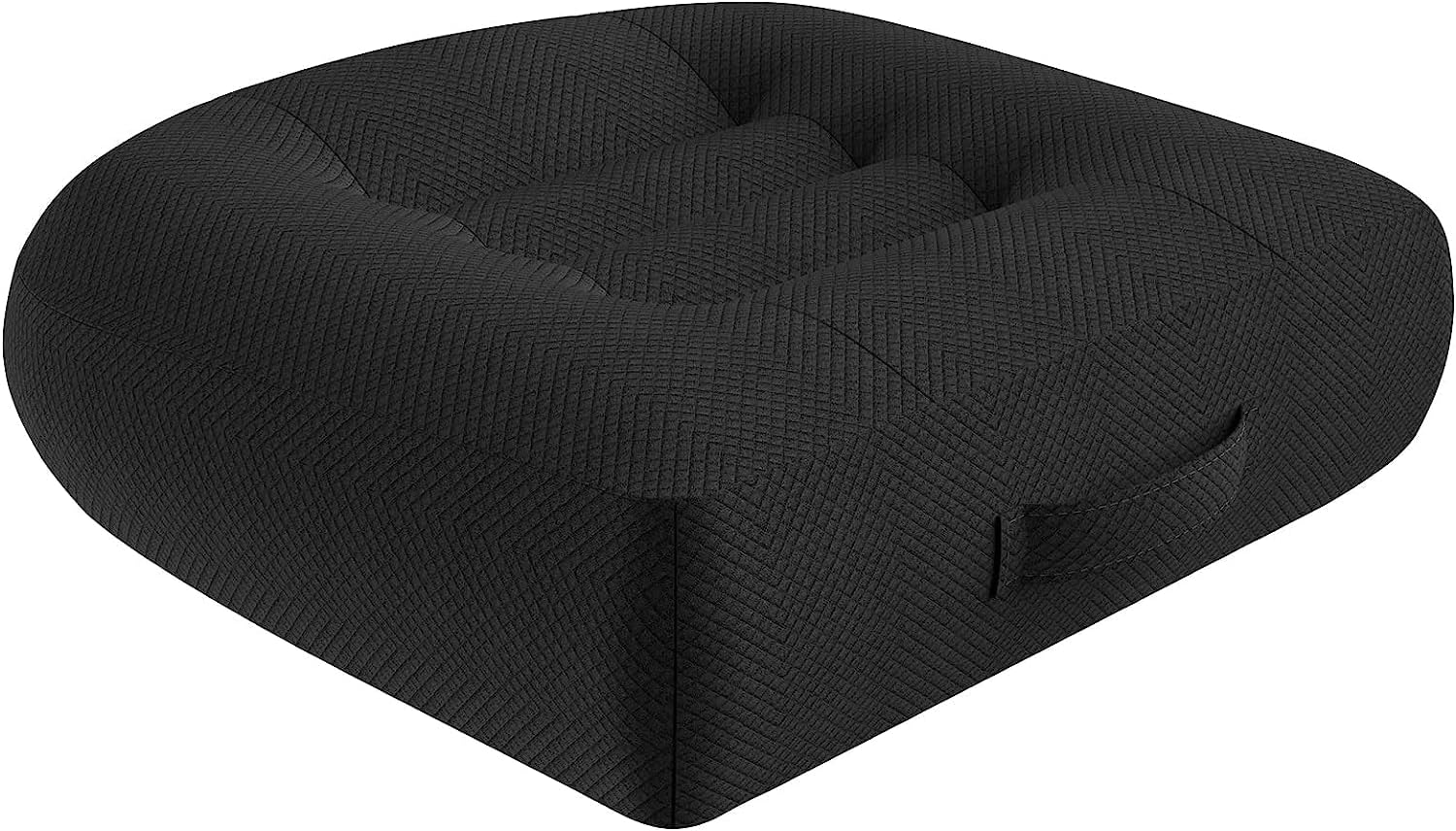 Portable Car Booster Seat Cushion - Breathable Mesh for Enhanced Comfort & Visibility - Ideal for Office & Home, Black