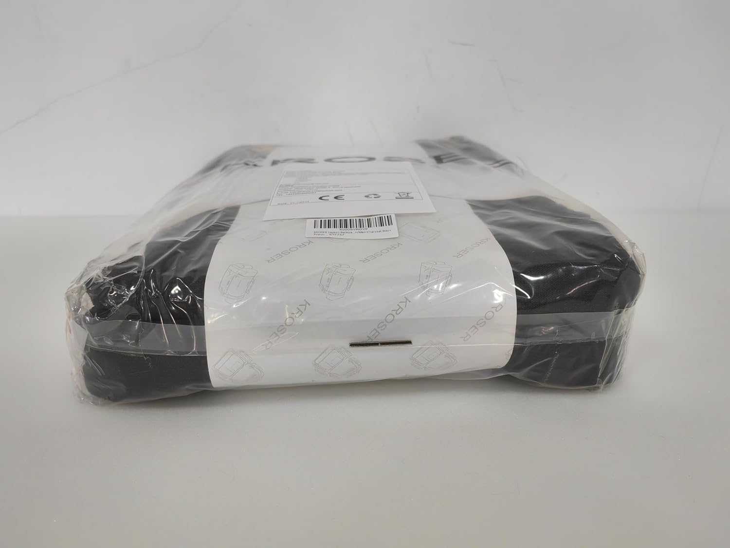 Large KROSER Laptop Backpack for 17.3" Laptops - USB Charging, Water-Repellent Travel Bag for Business & College - Charcoal Black