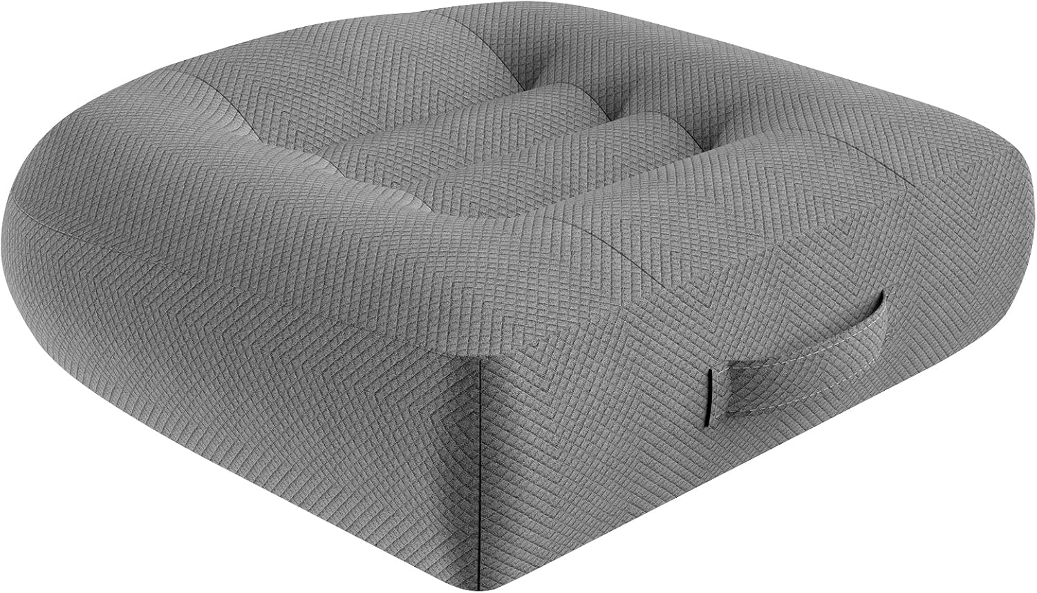 Portable Car Booster Seat Cushion - Breathable Mesh for Enhanced Comfort & Visibility - Ideal for Office & Home, Black