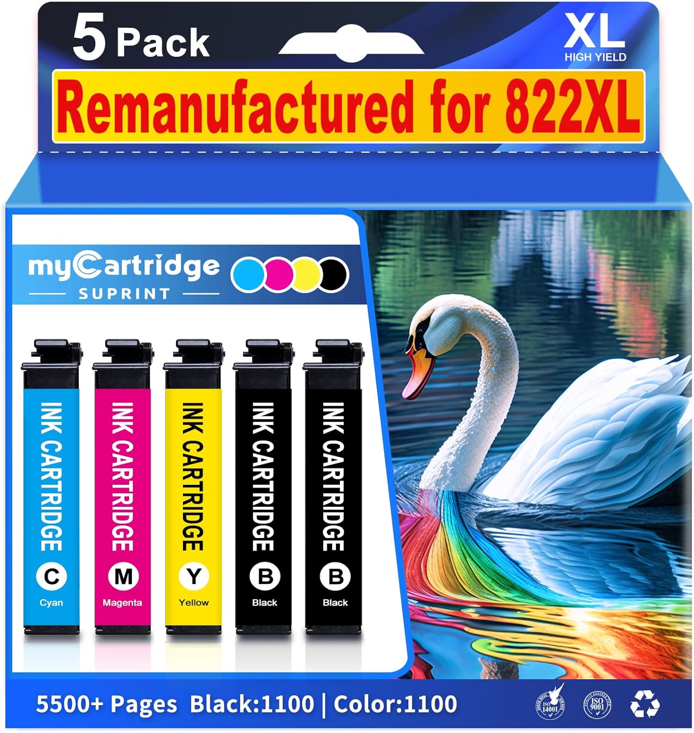 Canon PG-240 XL & CL-241 XL Ink Cartridges Combo Pack - 1 Black & 1 Tri-Color for PIXMA MG3620, TS5120, MG3520, MX472
