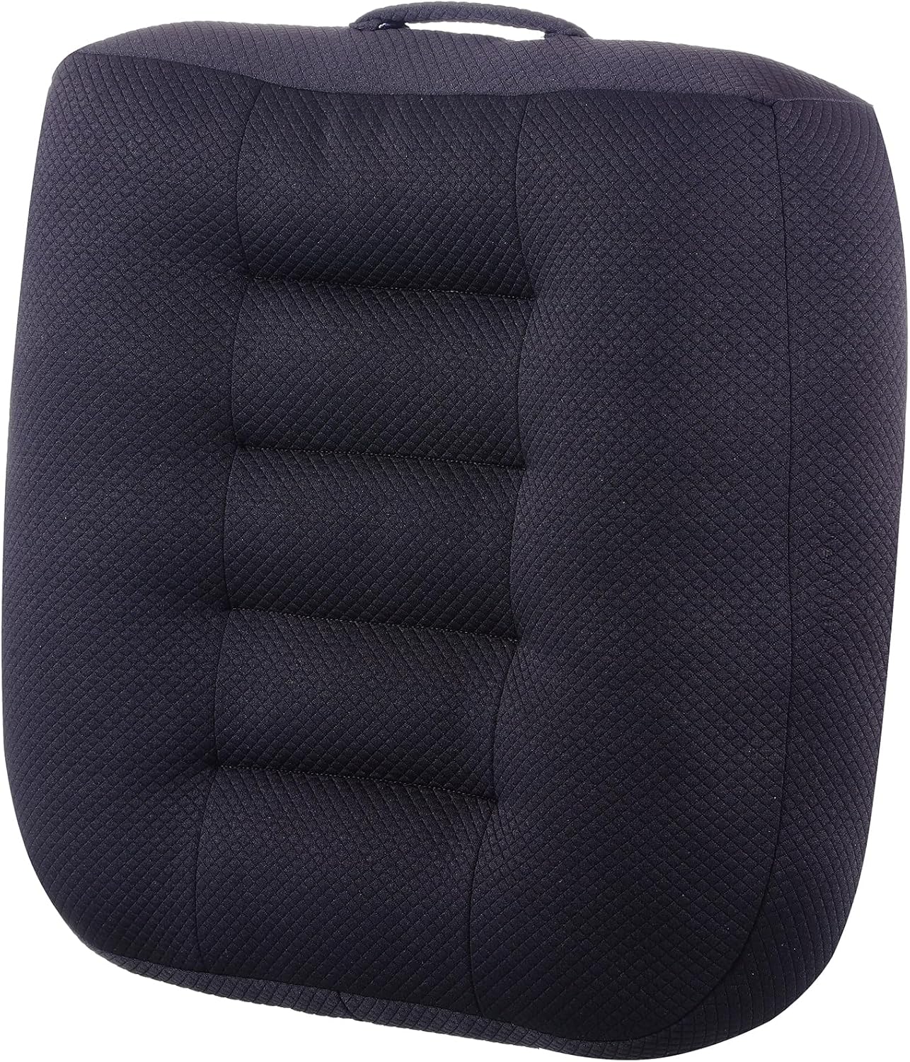 Portable Car Booster Seat Cushion - Breathable Mesh for Enhanced Comfort & Visibility - Ideal for Office & Home, Black
